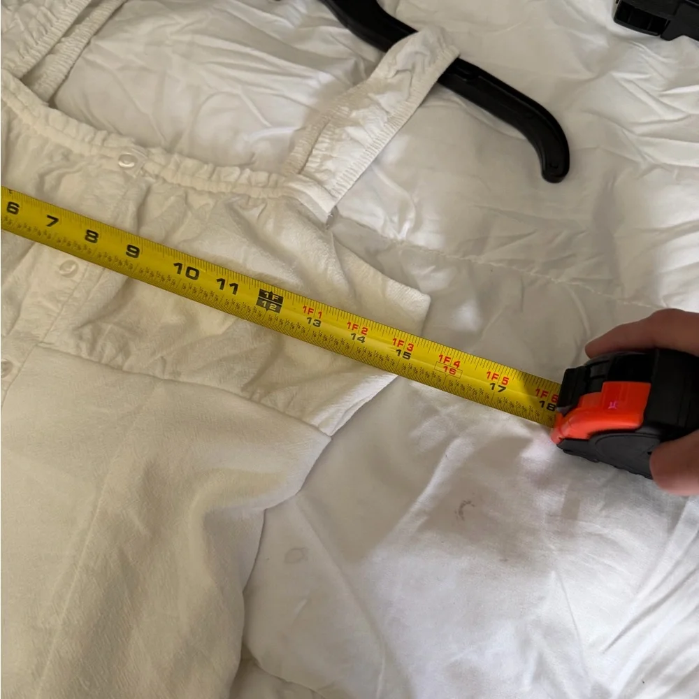 art class 100% cotton White Button-Front Spaghetti Strap Dress - Picture 4 of 9